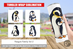 Tumbler Penguin Family Product Image 1