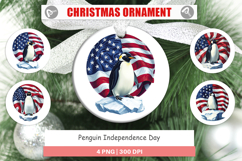 Ornament Penguin 4th of July Product Image 1