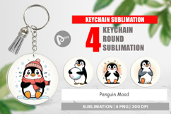 Keychain Penguin Mood Product Image 1