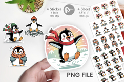 Penguin Mood Sticker Product Image 1