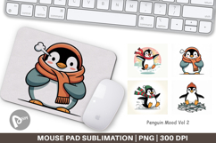 Mouse Pad Penguin Mood Product Image 1