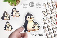 Penguin Mother's Day Sticker Product Image 1