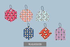Penguin Patterned Shaped Tag Product Image 1