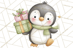 Penguin Post Office Clipart PNG, Cute Mail Carrier Clip Art Product Image 2