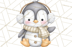 Penguin Post Office Clipart PNG, Cute Mail Carrier Clip Art Product Image 4