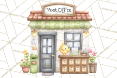 Penguin Post Office Clipart PNG, Cute Mail Carrier Clip Art Product Image 3