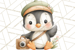 Penguin Post Office Clipart PNG, Cute Mail Carrier Clip Art Product Image 3