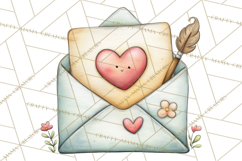 Penguin Post Office Clipart PNG, Cute Mail Carrier Clip Art Product Image 4
