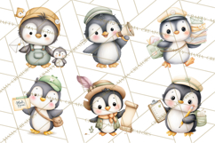 Penguin Post Office Clipart PNG, Cute Mail Carrier Clip Art Product Image 5