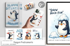 Penguin Predicaments Digital Paper Product Image 1