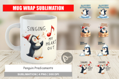Penguin Predicaments Mug Wrap Product Image 1