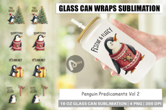 Penguin Predicaments Glass Can Product Image 1