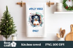 Christmas kitchen towel sublimation