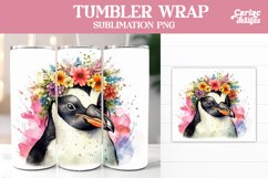 Penguin Tumbler Sublimation Wrap