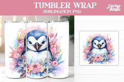 Penguin Tumbler Sublimation Wrap