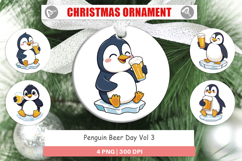 Ornament Penguin Beer Day Product Image 1
