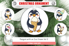 Ornament Penguin with an Ice Cream Product Image 1