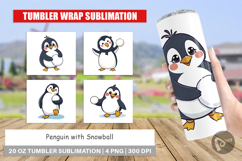 Tumbler Penguin with Snowball Product Image 1