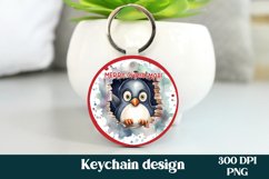Christmas keychain PNG | Christmas animal keyring PNG