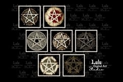 14 Vintage Pentagram Clip Art Set for Mystical Designs Product Image 3