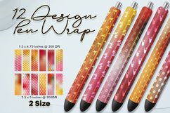 Pen Wrap Sublimation summer pattern gradient pink color Product Image 1