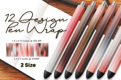Pen Wraps Sublimation | gradient pink color background Product Image 1