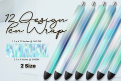 Pen Wraps Sublimation swirl light blue background Product Image 1