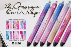 Pen Wrap Design Gradient metallic pink Sparkle Product Image 1