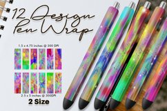 Pen Wrap Design Gradient colorful Burst Sparkle Product Image 1