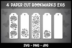 100 Bookmarks Paper cut SVG Laser cut I Cricut I Silhouette Product Image 11