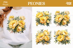 Peonies Clipart PNG