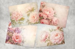 vintage flowers junk journal pages Product Image 3