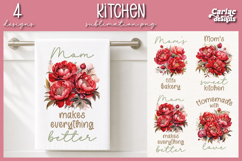 Peonies Kitchen Towel