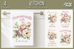 Peonies Kitchen Towel