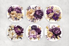 Peonies Round Coaster Bundle Product Image 4