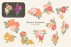 Hand-Drawn Peony Clipart Collection Product Image 3
