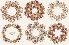 Retro Flowers Boho Floral Clipart Collection Product Image 10