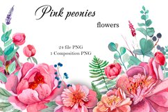 BUNDLE Watercolor Kit Peonies watercolor Product Image 2