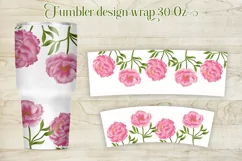 30 oz tumbler sublimation | Flower tumbler design Product Image 1