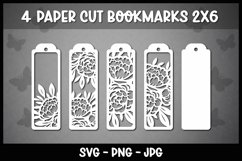 100 Bookmarks Paper cut SVG Laser cut I Cricut I Silhouette Product Image 12