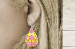 Teardrop earring sublimation design, teardrop earring bundle, flower earring sublimation, earring template png, peony flower sublimation.