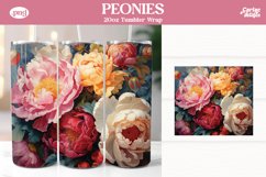 Peony Tumbler Wrap