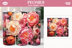Peony Tumbler Wrap