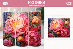 Peony Tumbler Wrap