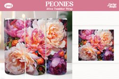 Peony Tumbler Wrap