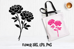 Peony flower SVG design | Floral SVG Product Image 1
