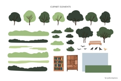 Diverse Characters and Park Elements Illustration Collection Product Image 3