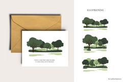 People in Park Illustration Set, Patterns and Landscapes Product Image 17