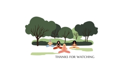 Flat vector landscapes with trees, meadows, and blue skies Product Image 4