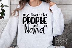My Favorite People Call Me Nana SVG - Nana Mothers Day PNG Product Image 4
